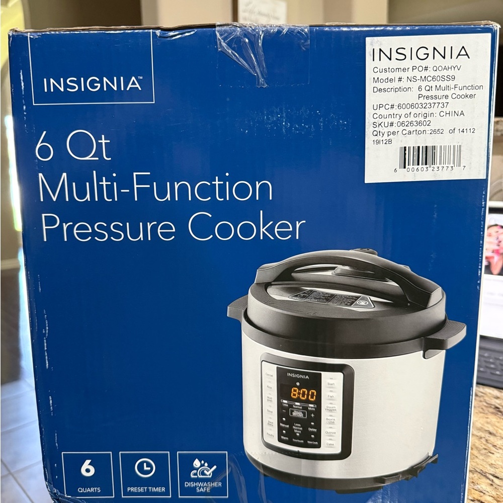 Insignia Multi-Function Pressure Cooker
